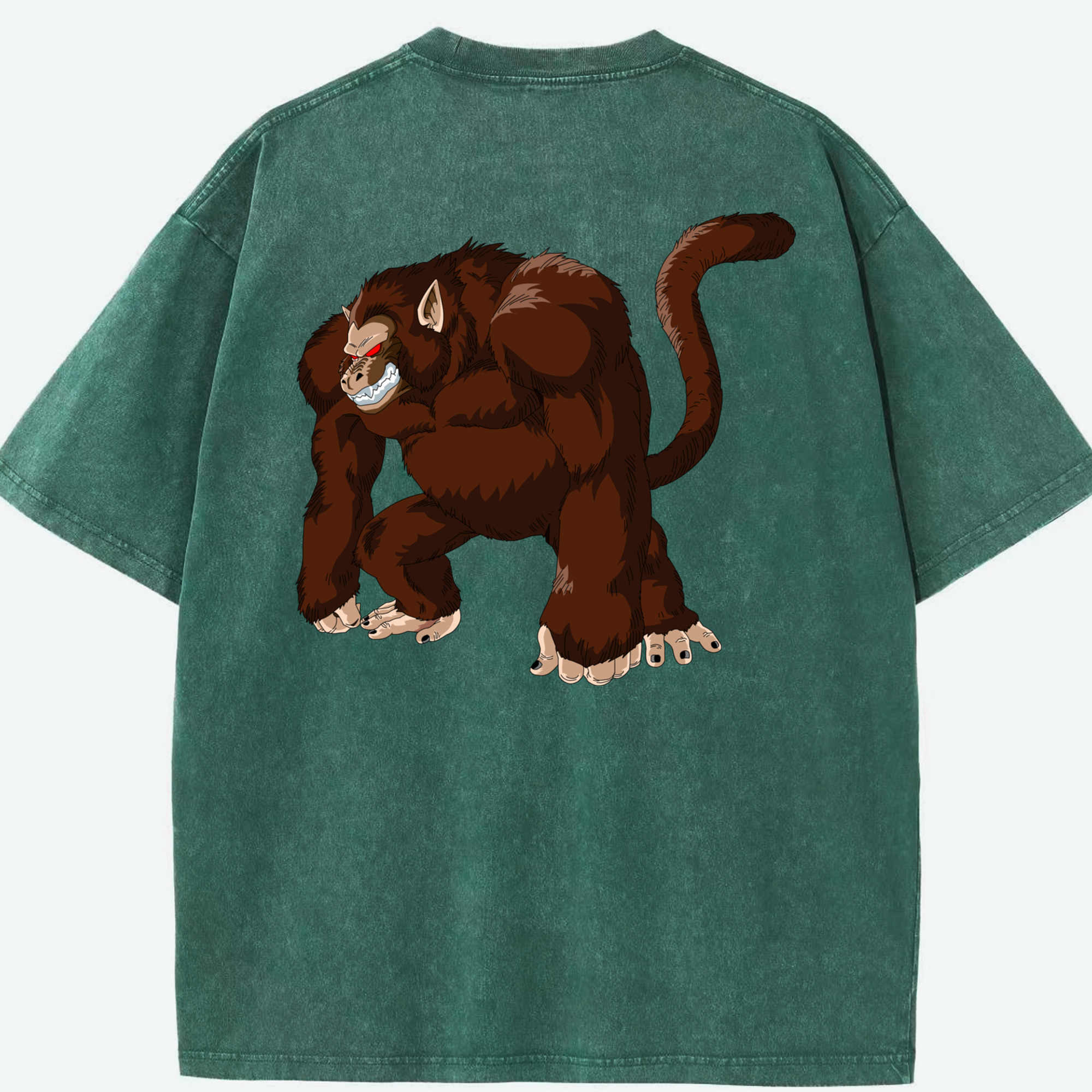 （画像用） ドラゴンボール DRAGON BALL 綿100% ヴィンテージ風 半袖Tシャツ（背面プリント）